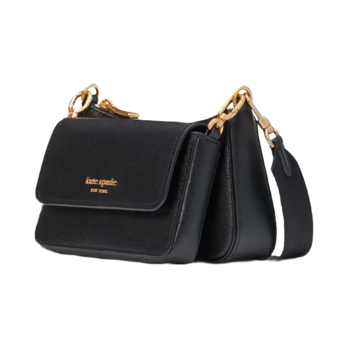 Kate Spade Double Up Crossbody Black