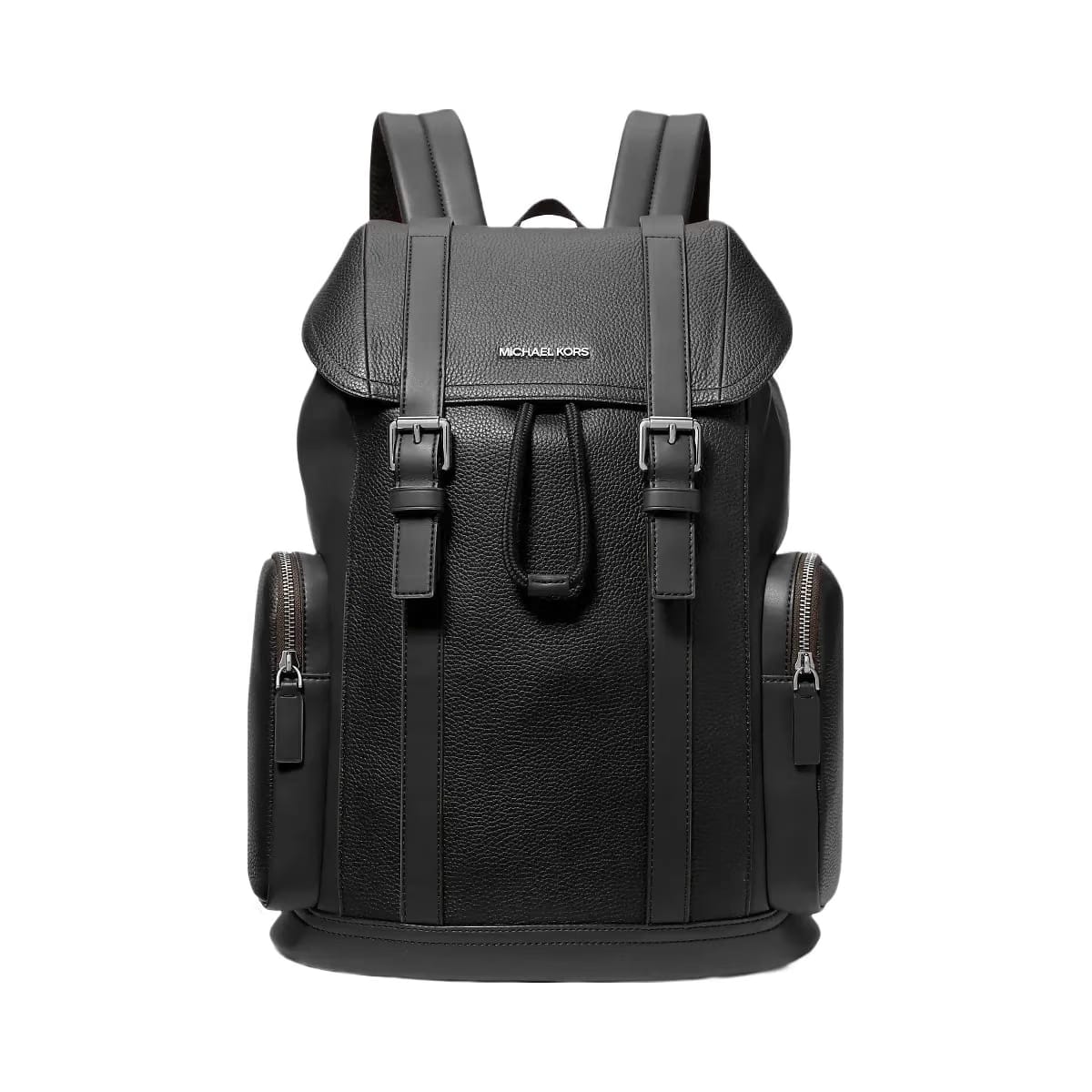 Michael Kors Cooper Pebbled Leather Backpack Black