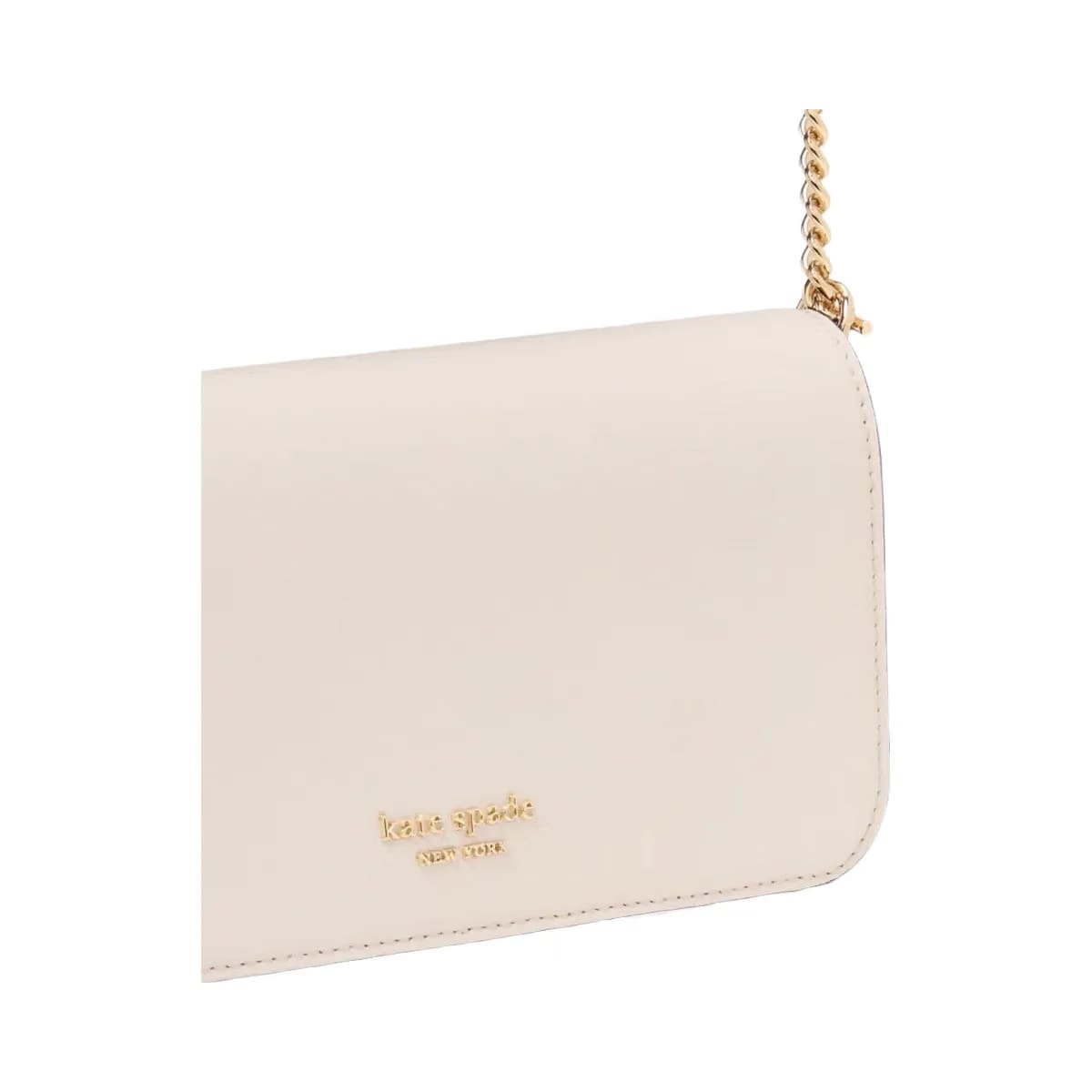 Kate Spade Devin Colorblocked Flap Chain Wallet Timeless Taupe Multi