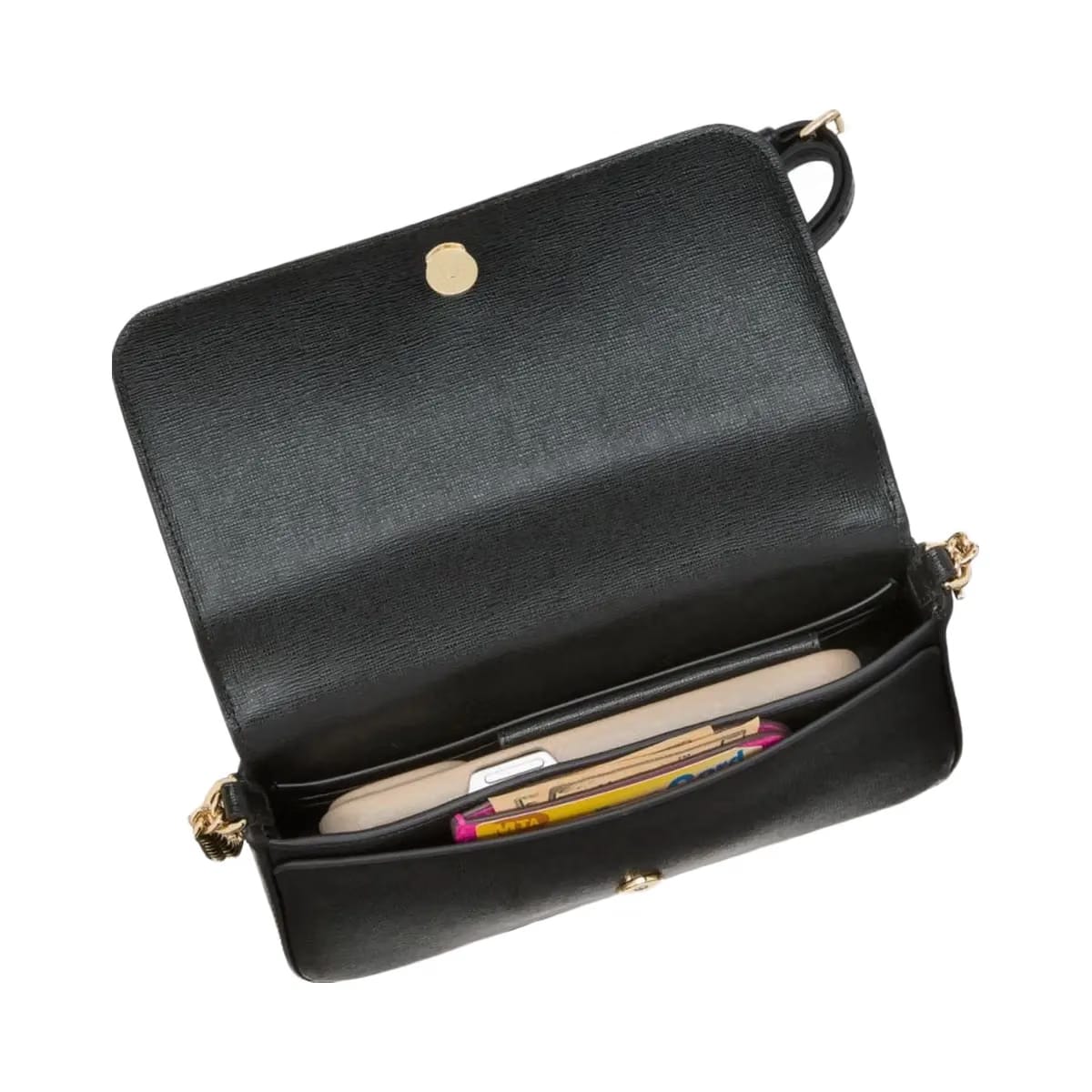Kate Spade Devin Colorblocked Flap Chain Wallet Timeless Taupe Multi
