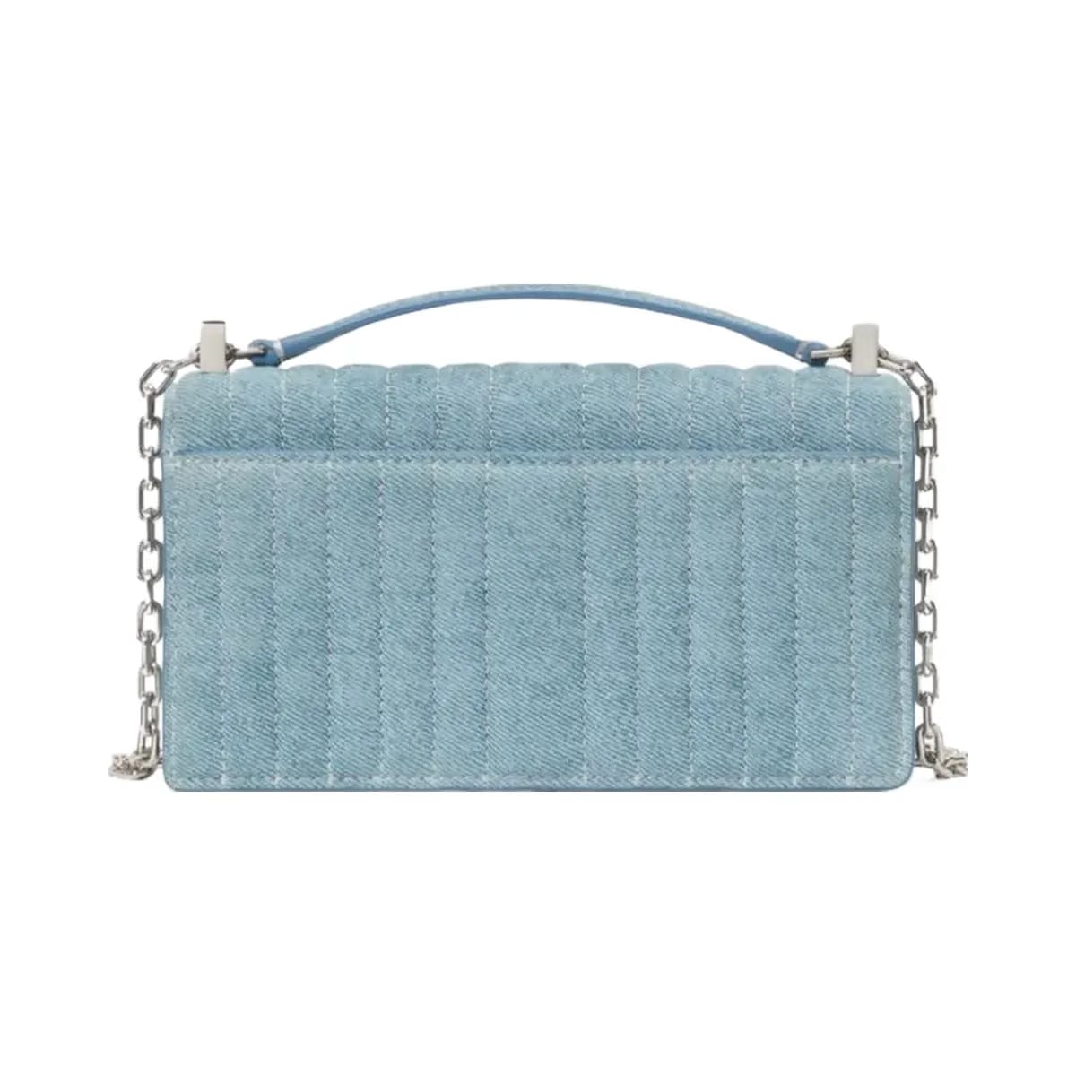 Kate Spade Deco Quilted Mini Crossbody Bag Blue Multi