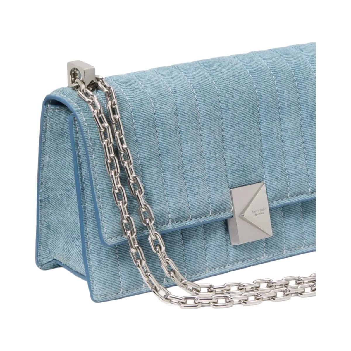 Kate Spade Deco Quilted Mini Crossbody Bag Blue Multi