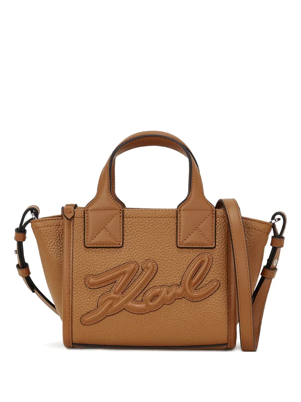 small K/Skuare grainy tote bag