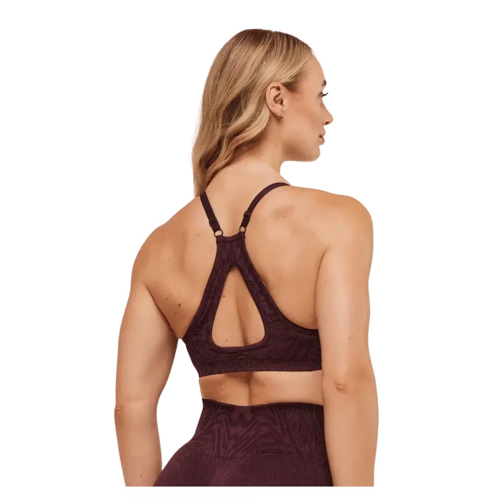 Gymshark Adapt Animal Seamless Sports Bra Cherry Purple/Reset Pink