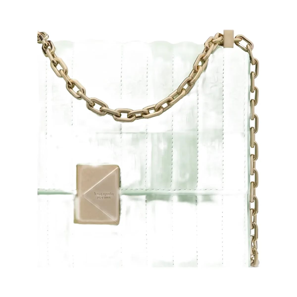 Kate Spade Deco Quilted Chain Shoulder Bag Pistachio Ice