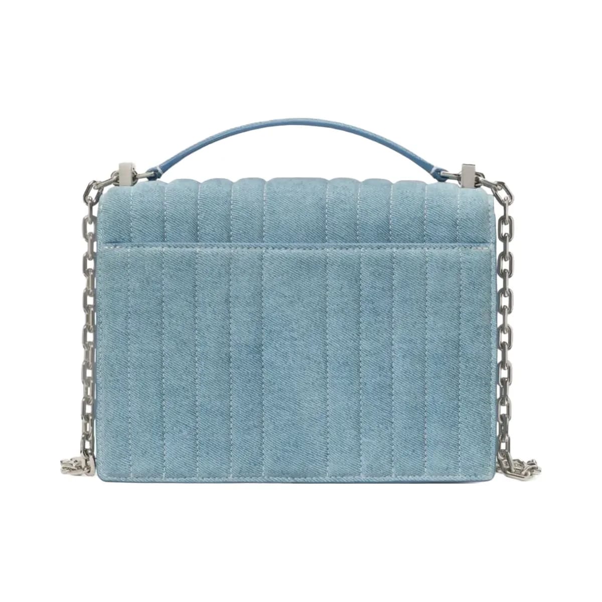 Kate Spade Deco Quilted Chain Shoulder Bag Blue Multi