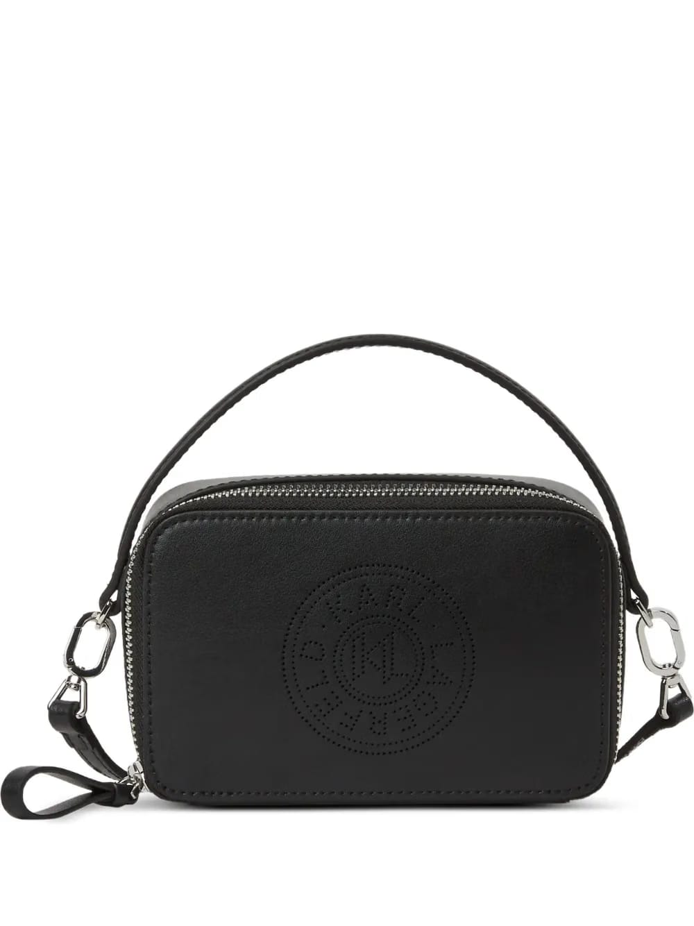 logo-debossed crossbody bag