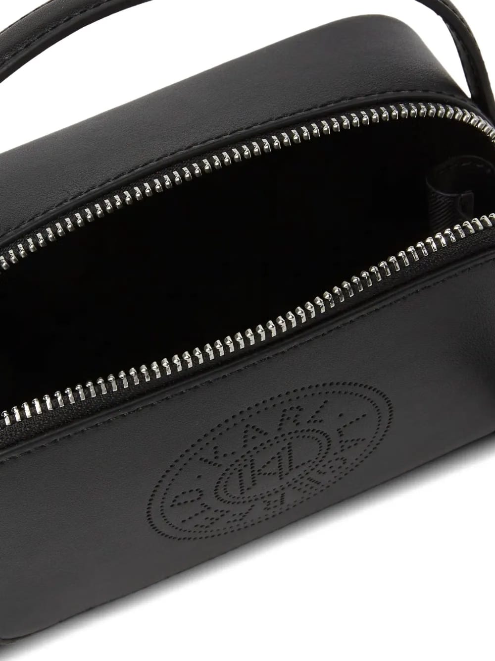logo-debossed crossbody bag