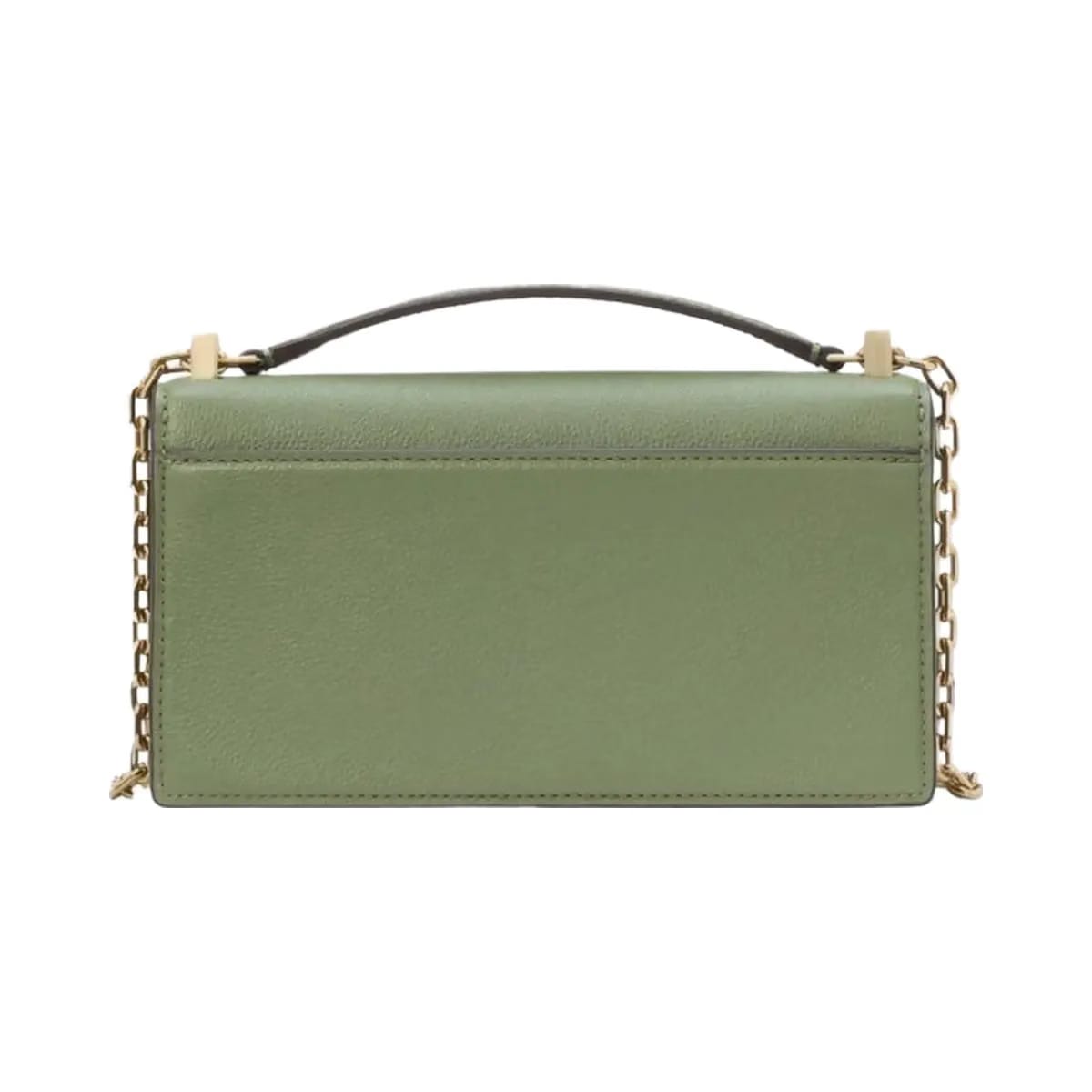 Kate Spade Deco Mini Flap Chain Crossbody Olive Leaf