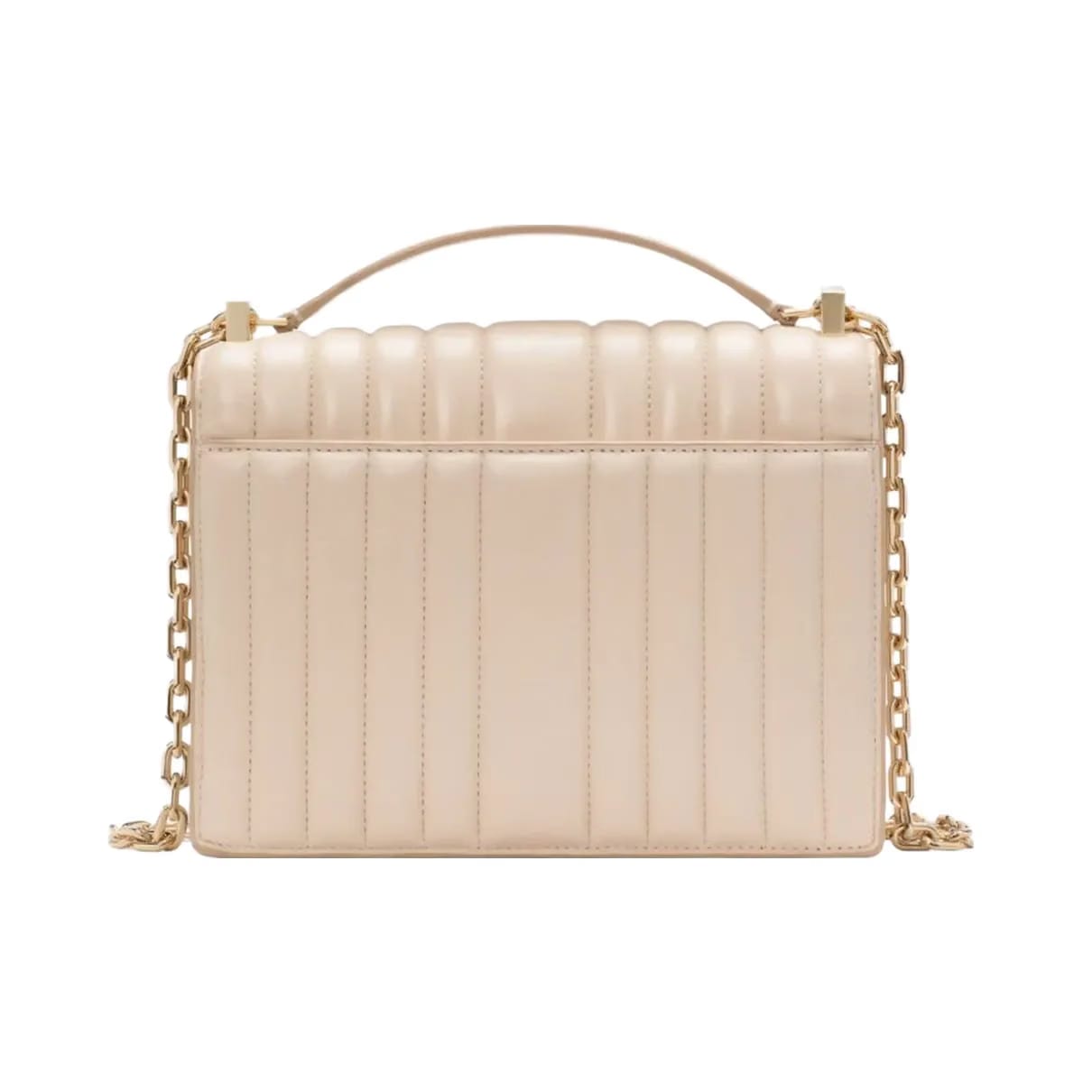 Kate Spade Deco Quilted Chain Shoulder Bag Milk Glass