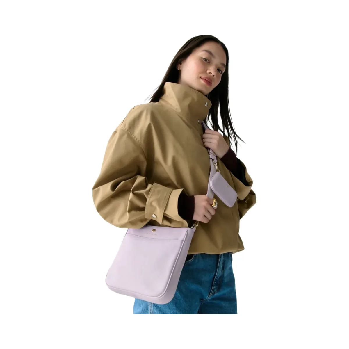 Kate Spade Emma Medium Swingpack Crossbody Light Frozen Lilac