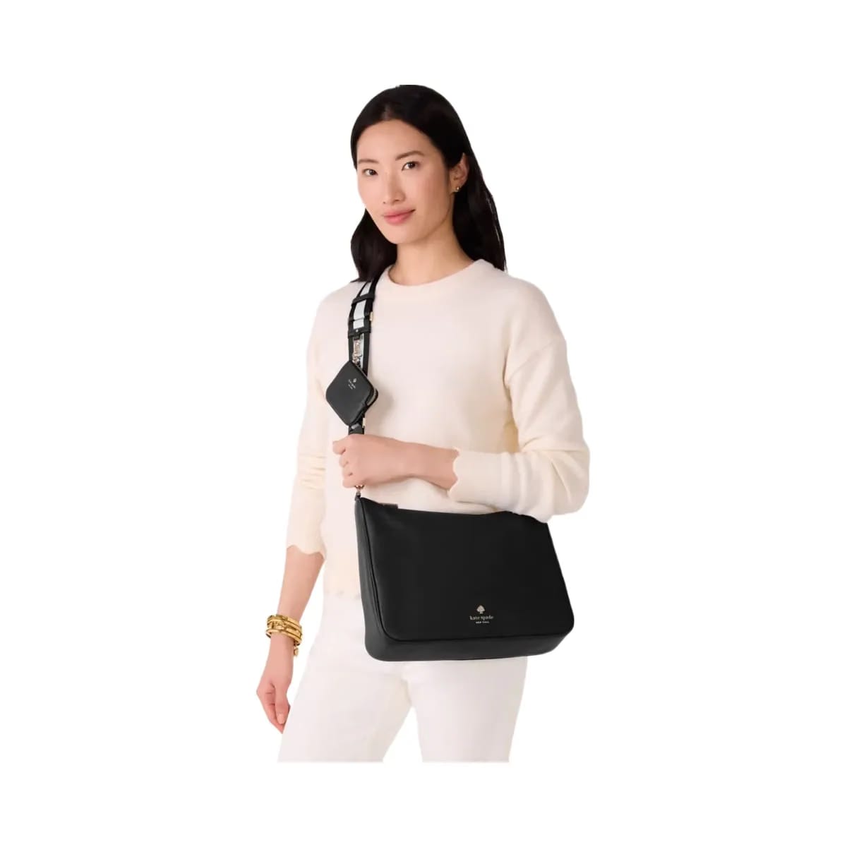 Kate Spade Emma Large Crossbody Bag Black