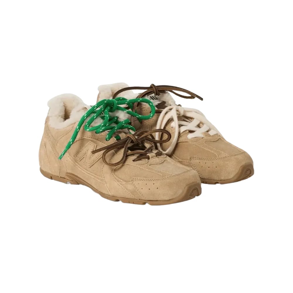 New Balance x Miu Miu 530 SL 'Bleached Ecru Shearling'