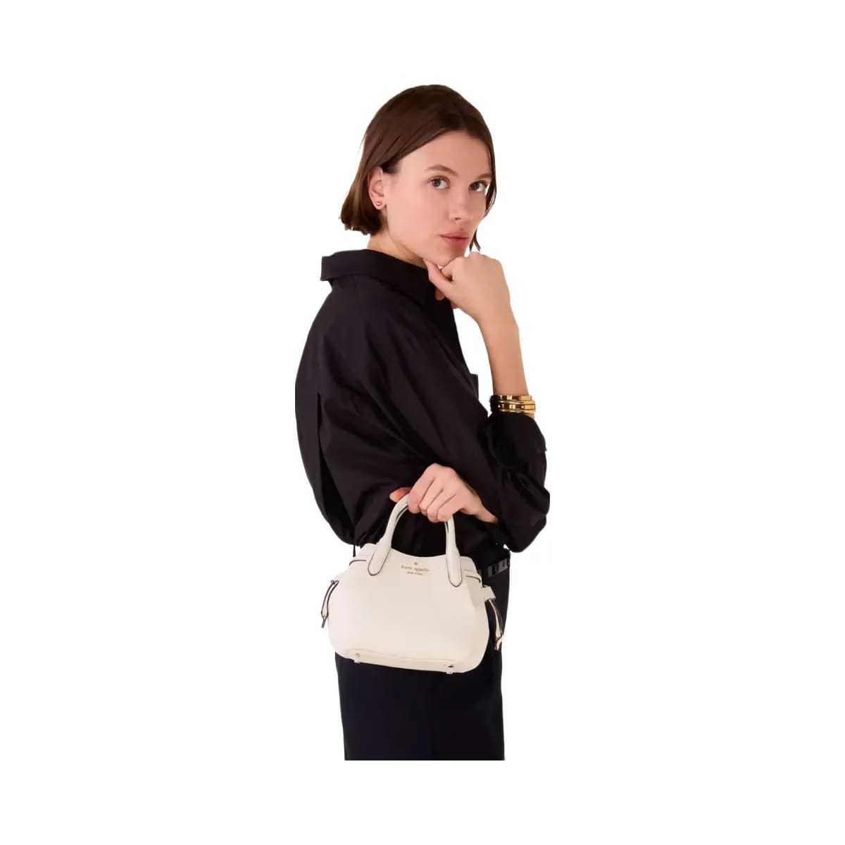 Kate Spade Dumpling Mini Satchel Parchment