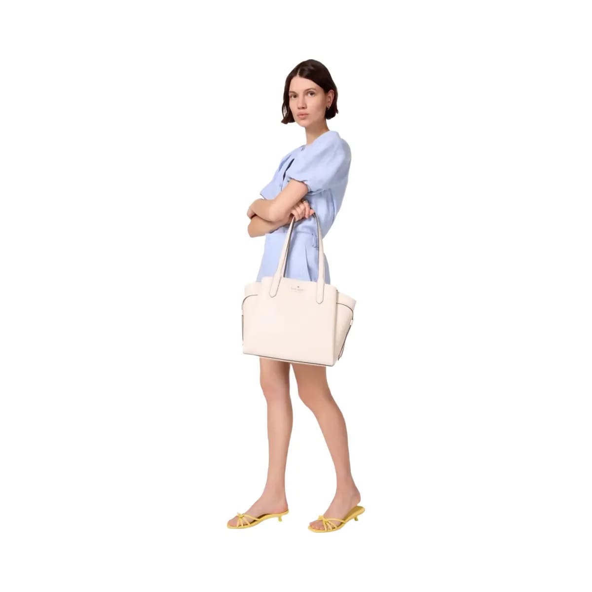 Kate Spade Dumpling Medium Tote Parchment