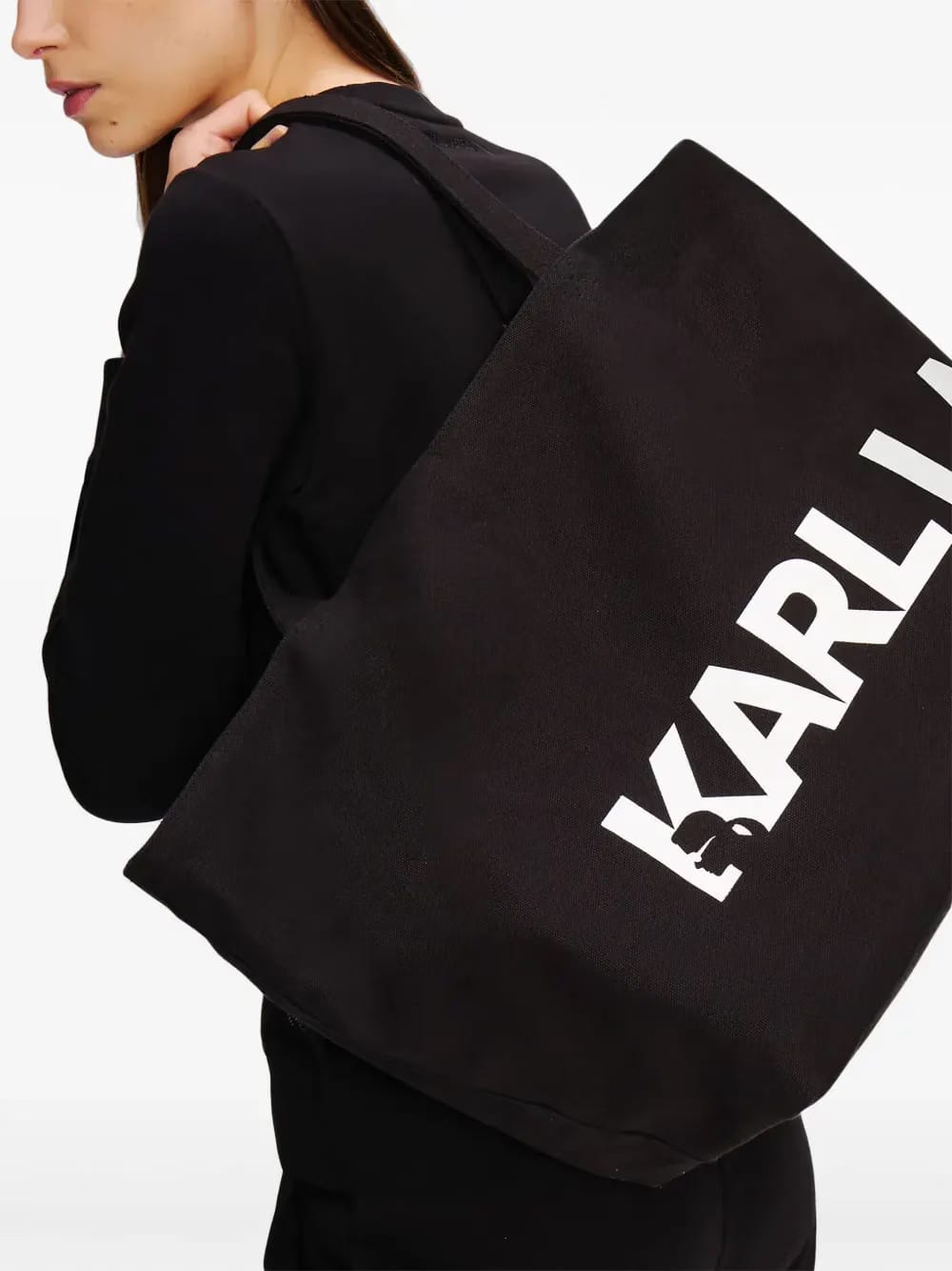 K/Essential oversized-logo tote bag
