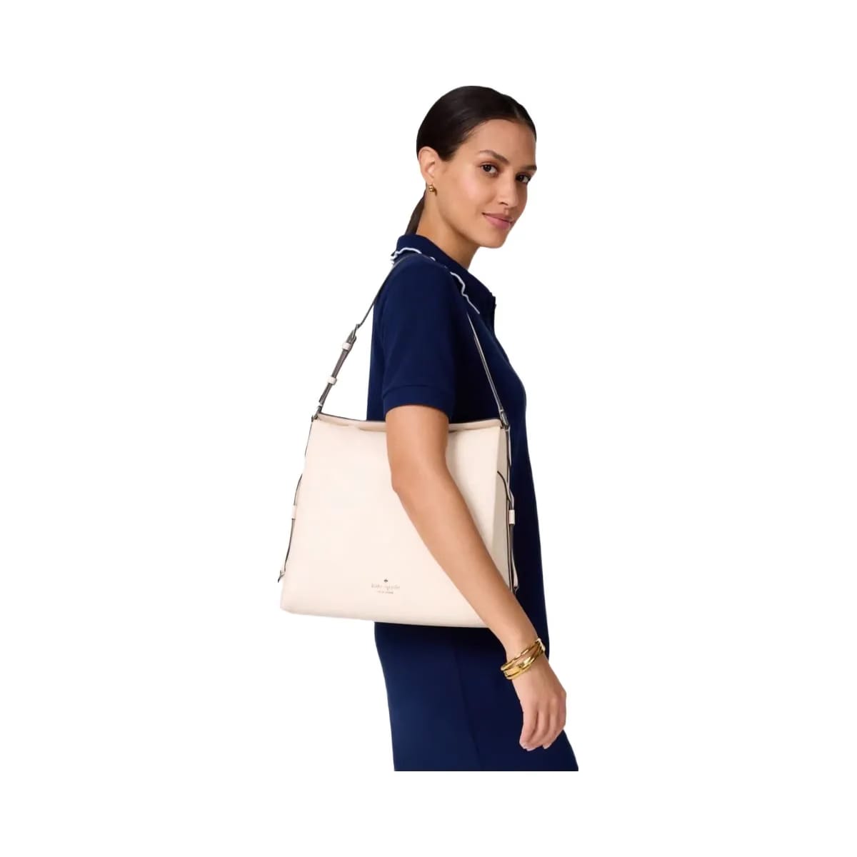 Kate Spade Dumpling Large Shoulder Bag Parchment