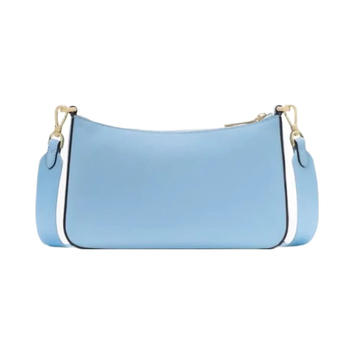 Kate Spade Duet Woven Leather Crossbody Montauk Blue