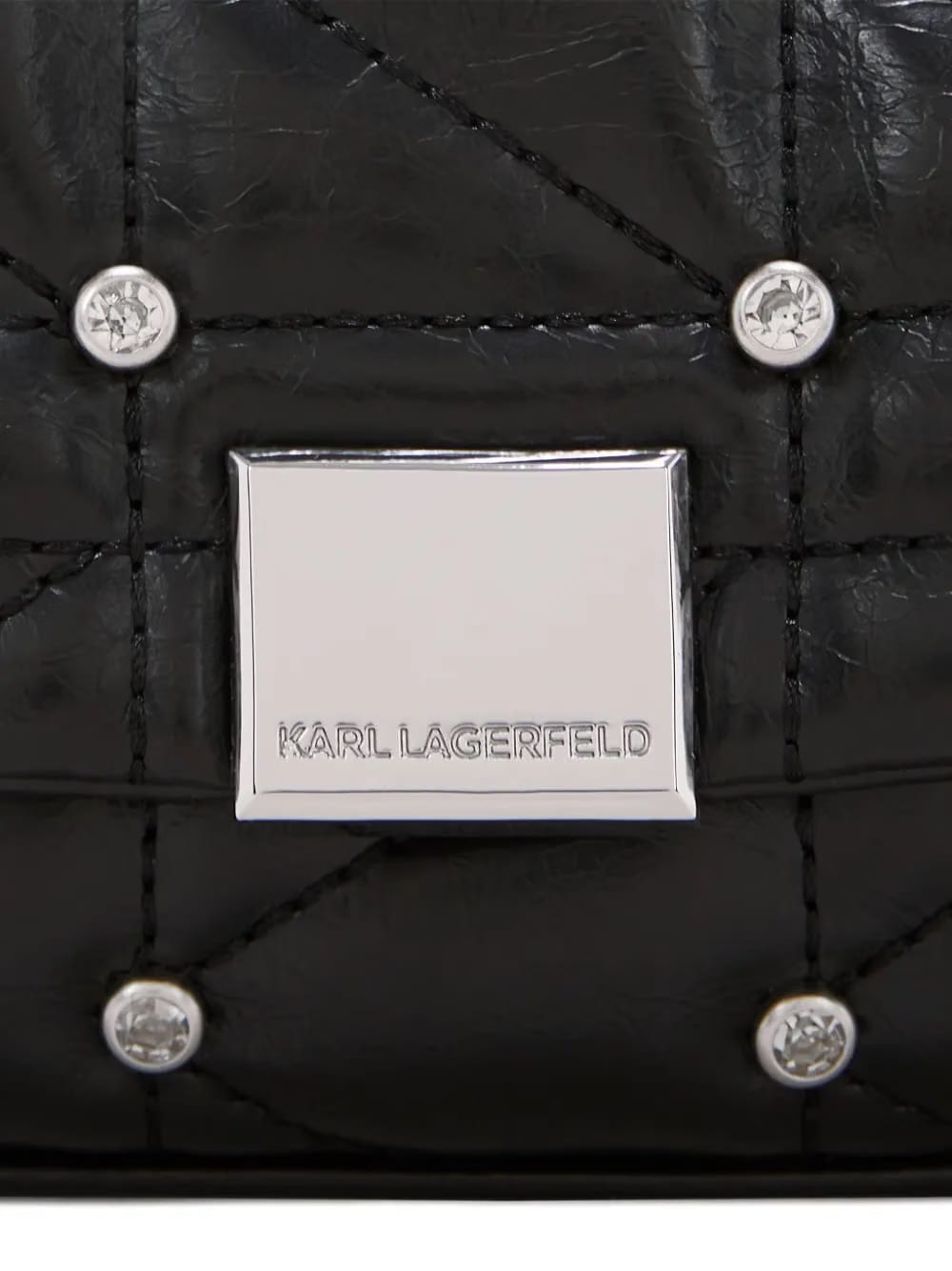 K/Kuilt rhinestone-embellished cross body bag