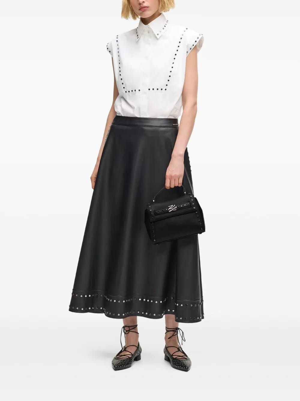 K/Autograph stud-embellished tote bag