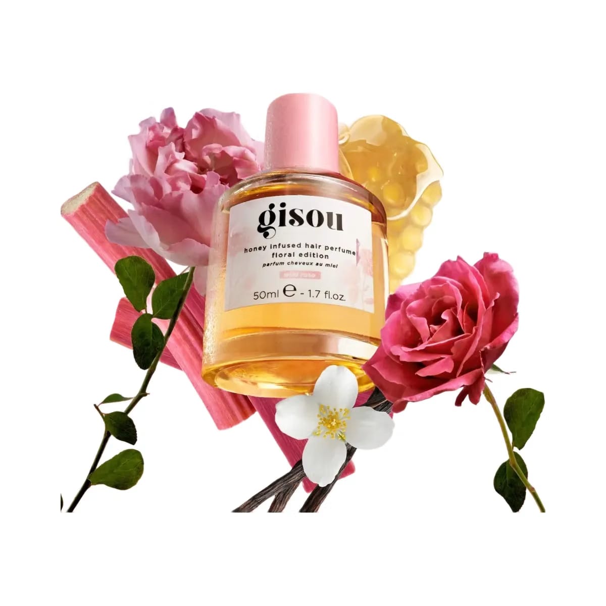 Gisou Mini Wild Rose Honey Infused Hair Perfume