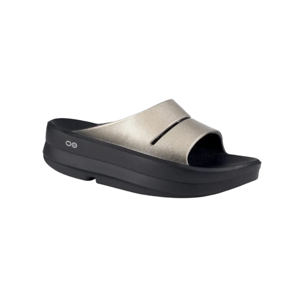 Oofos OOmega OOahh Luxe Sandal - Latte