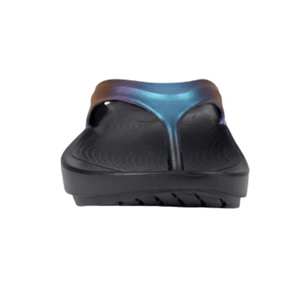 Oofos OOlala Luxe Sandal - Midnight Spectre
