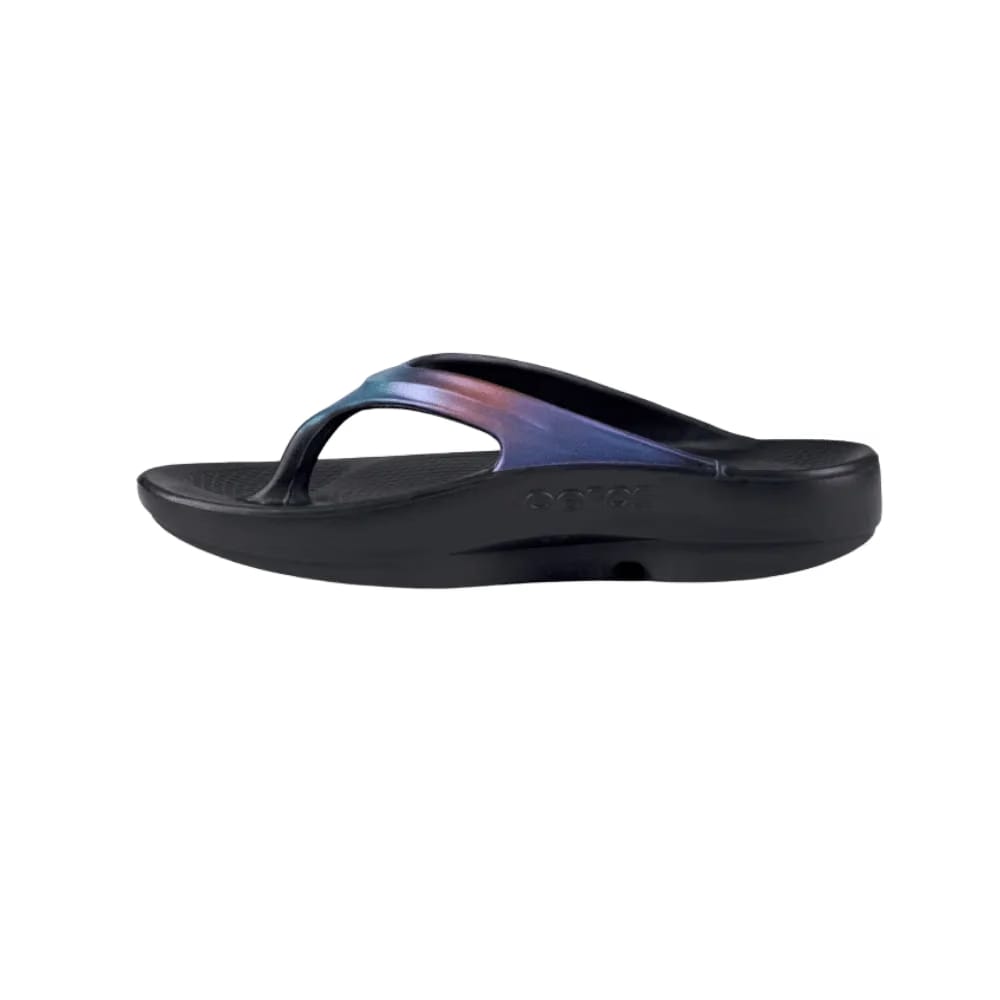 Oofos OOlala Luxe Sandal - Midnight Spectre