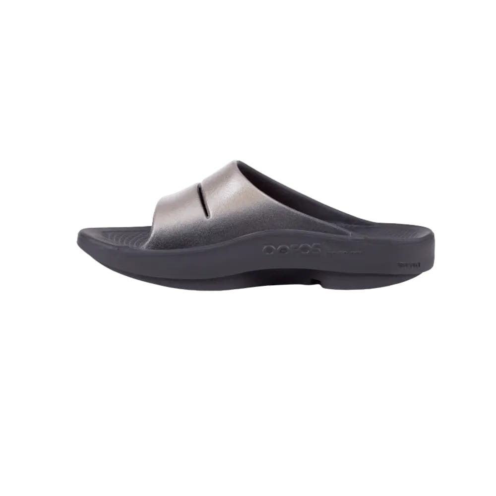 Oofos OOahh Luxe Slide Sandal - Latte