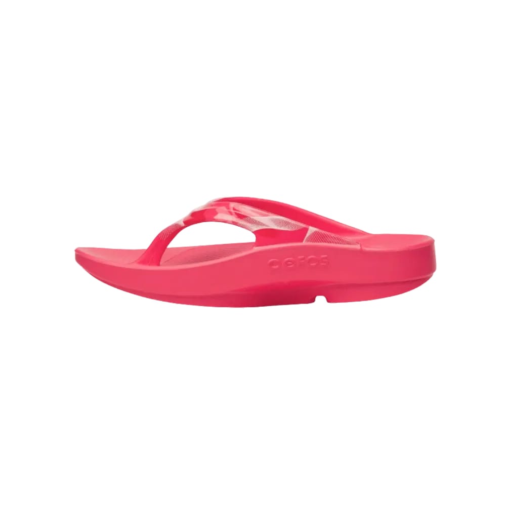 Oofos OOlala Limited Sandal - Neon Berry Breeze