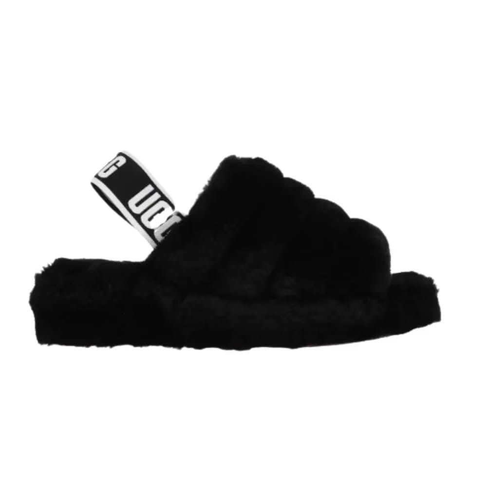 UGG Fluff Yeah Slide Black