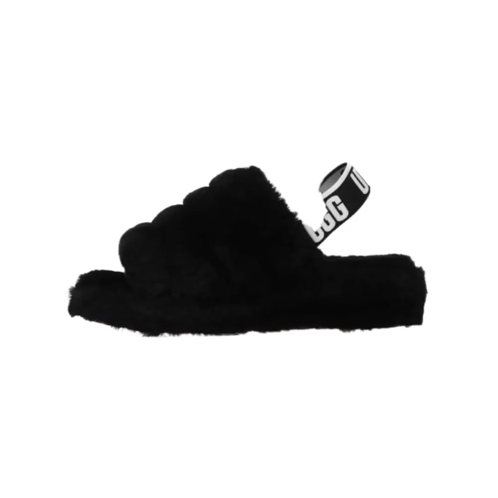 UGG Fluff Yeah Slide Black