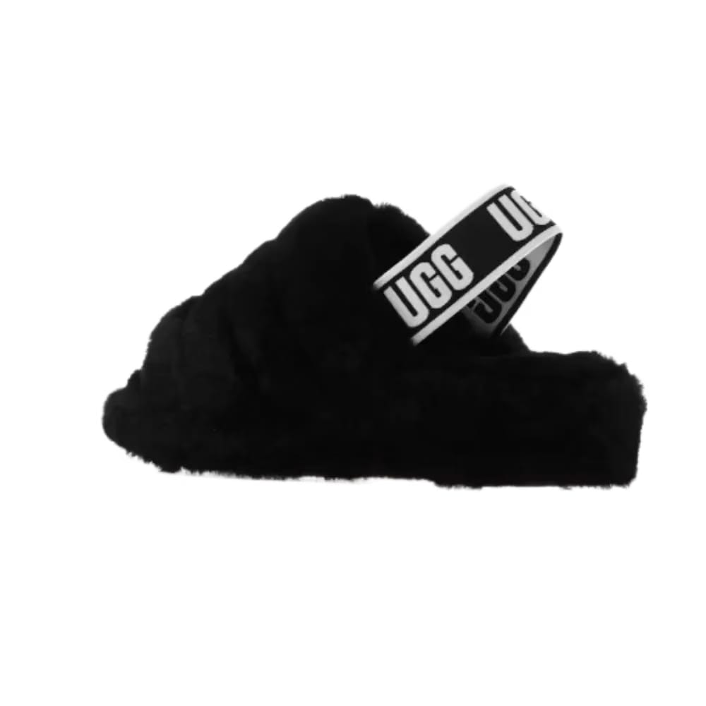 UGG Fluff Yeah Slide Black