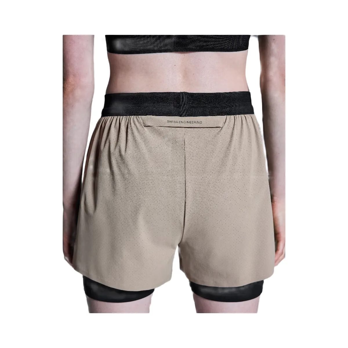On 3" Performance 2/1 Shorts Cinder | Black
