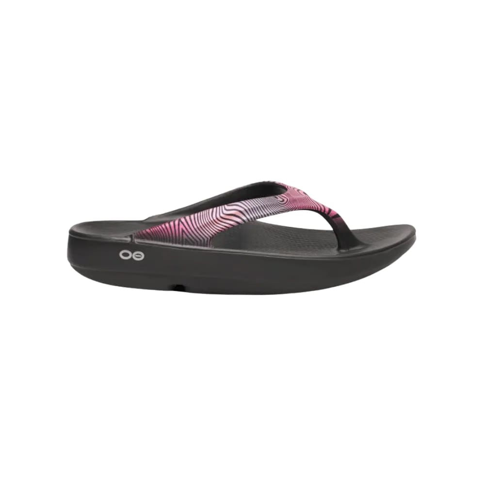 Oofos OOlala Limited Sandal - Disco Zebra