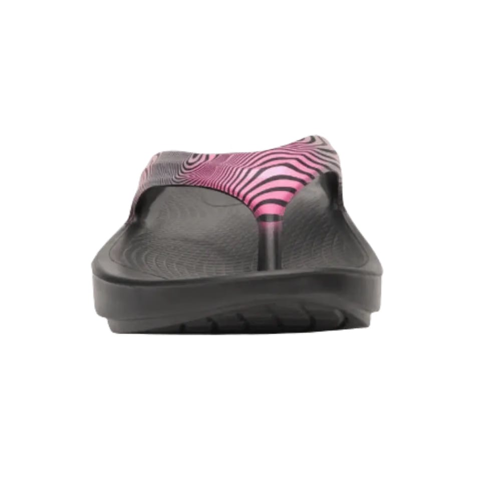Oofos OOlala Limited Sandal - Disco Zebra