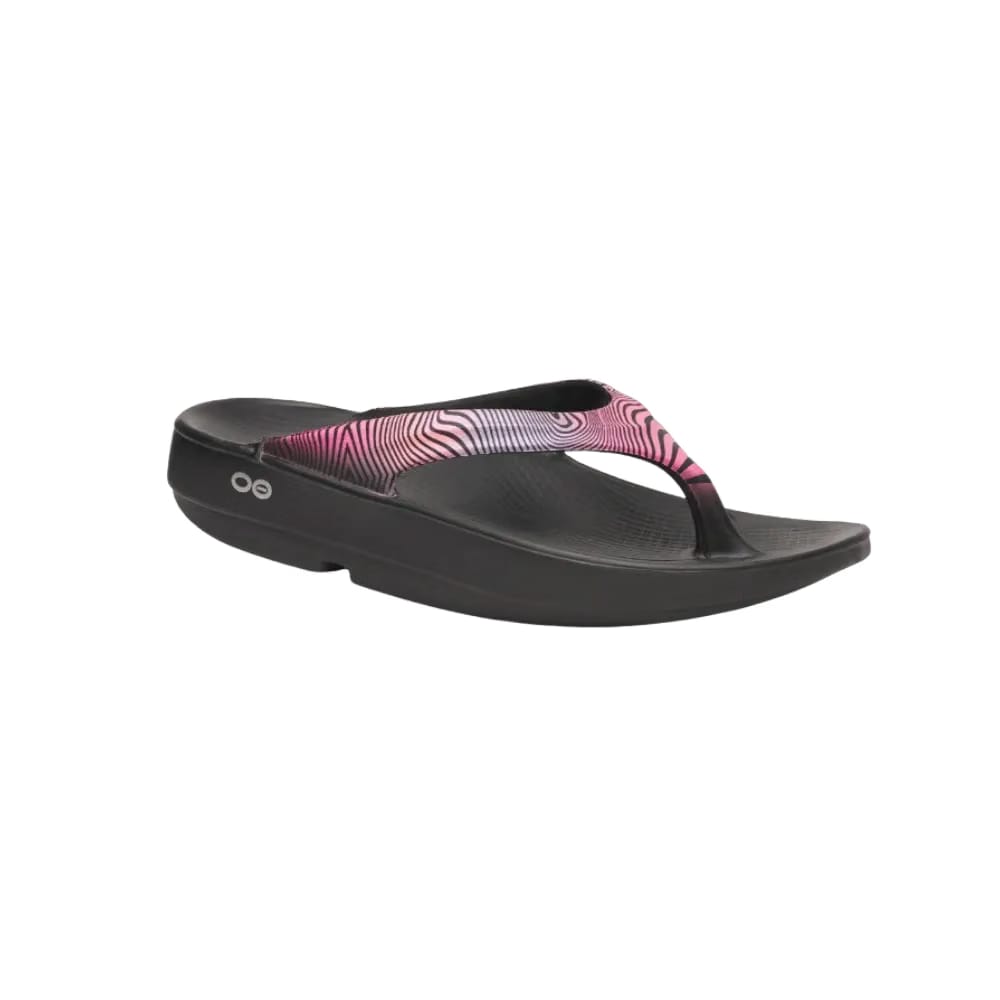 Oofos OOlala Limited Sandal - Disco Zebra