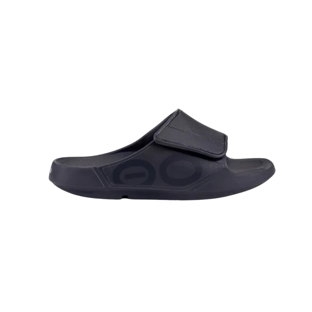 Oofos OOahh Sport Flex Sandal - Matte Black