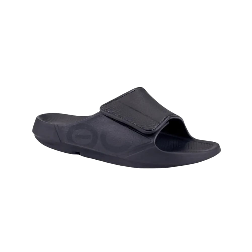 Oofos OOahh Sport Flex Sandal - Matte Black