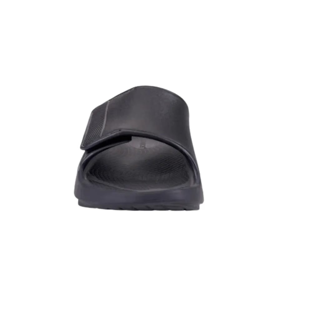 Oofos OOahh Sport Flex Sandal - Matte Black
