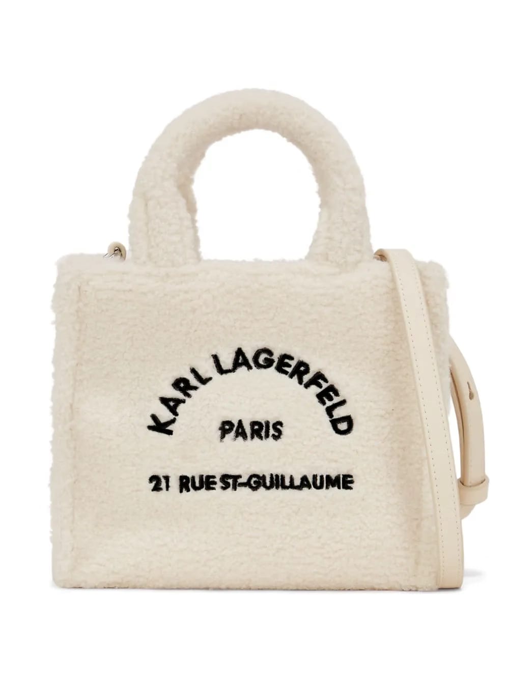 mini embroidered tote bag