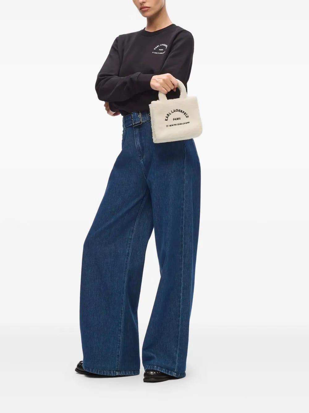 mini embroidered tote bag