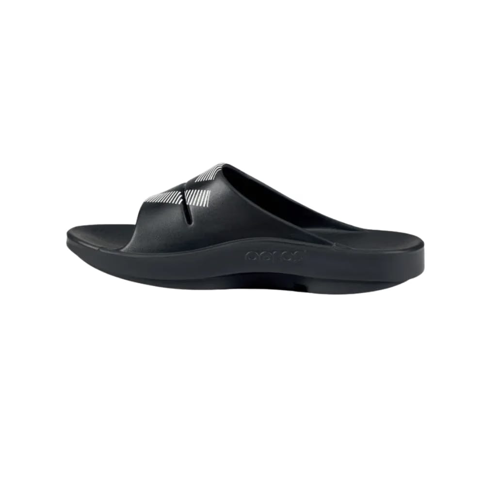 Oofos FJ X OOFOS Men's OOahh Sport Slide Sandal - black