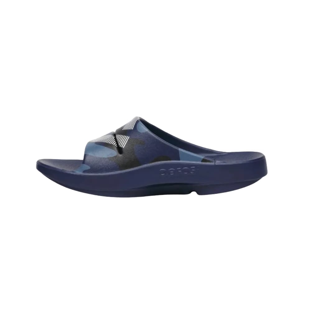 Oofos FJ X OOFOS Men's OOahh Sport Slide Sandal - Navy Camo