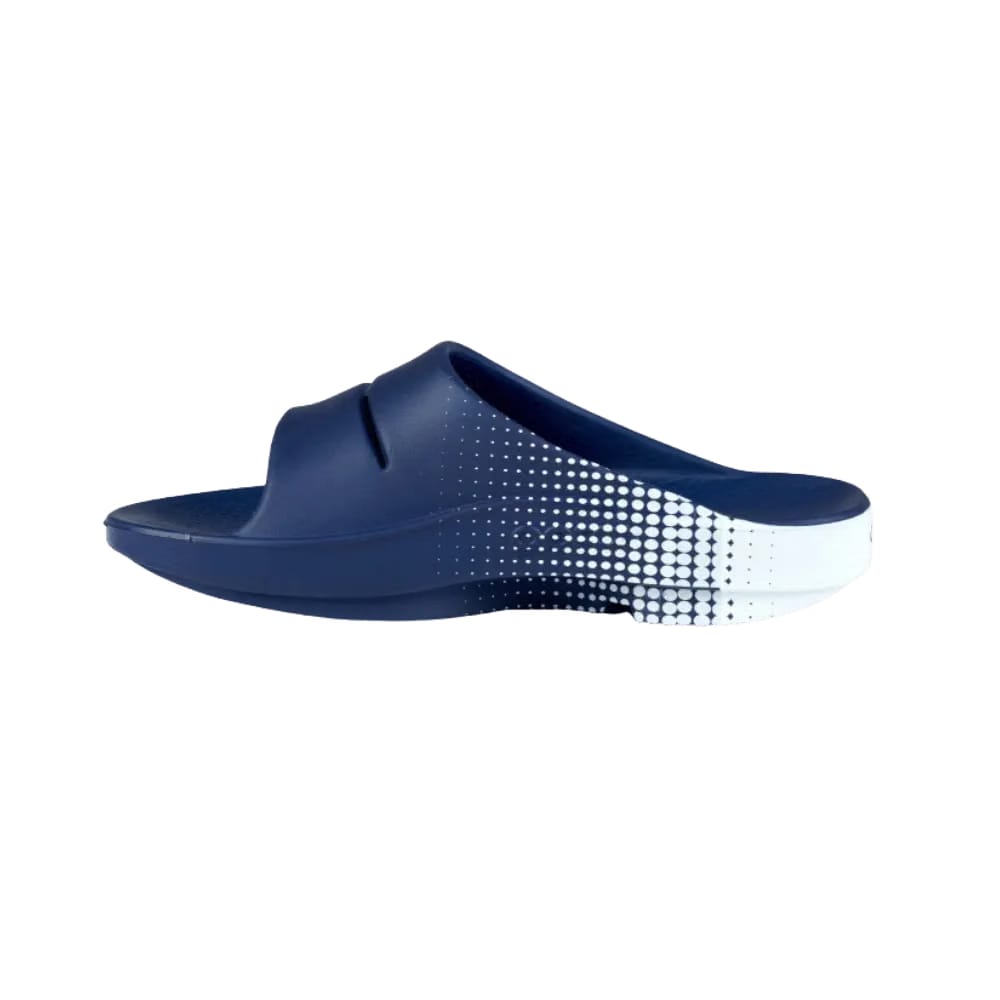 Oofos OOahh Sport Slide Sandal Navy