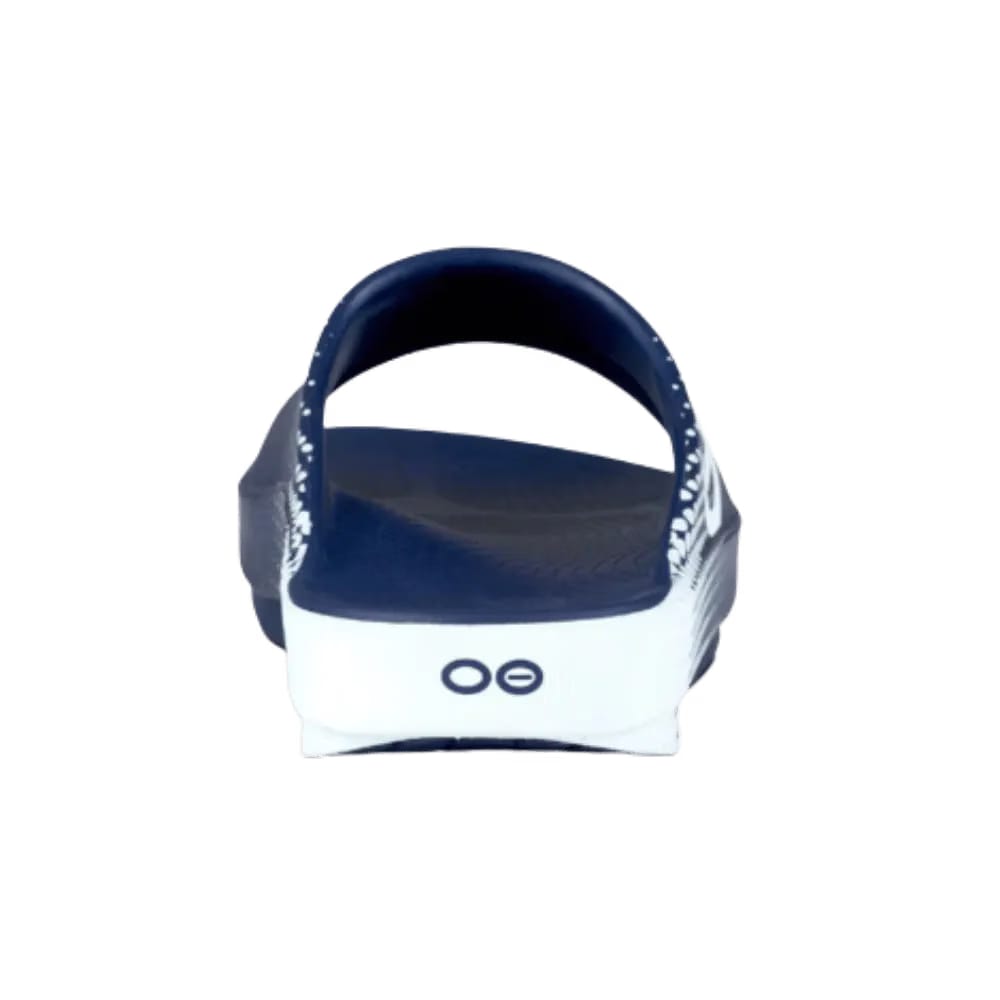 Oofos OOahh Sport Slide Sandal Navy