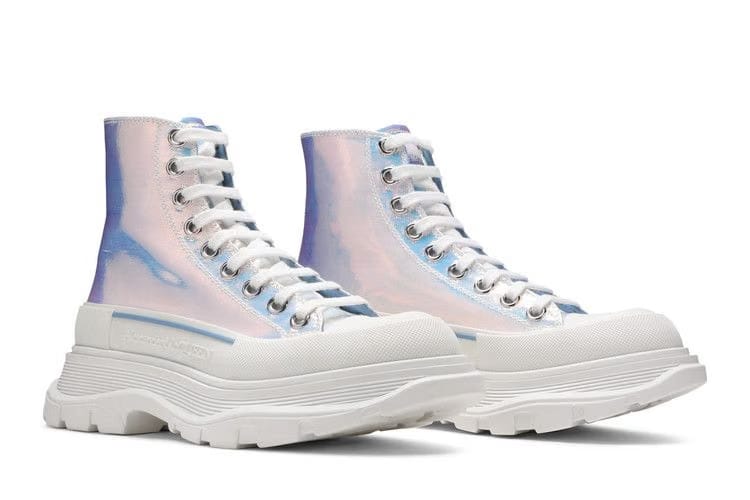 Alexander McQueen Wmns Tread Slick Boots 'Iridescent'
