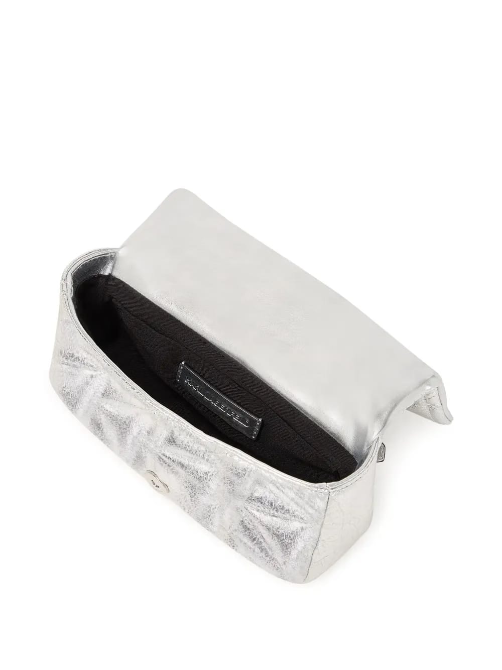 K/kuilt metallic quilted cross body bag