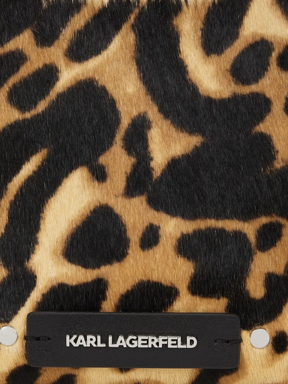 mini K/Hardware leopard-print tote bag