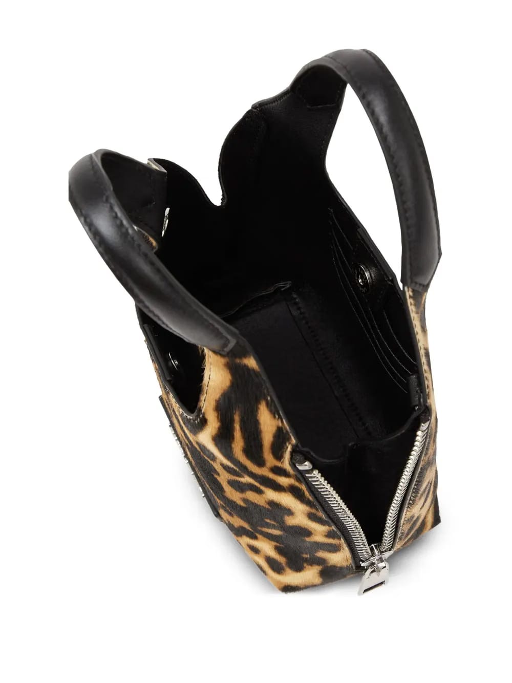 mini K/Hardware leopard-print tote bag